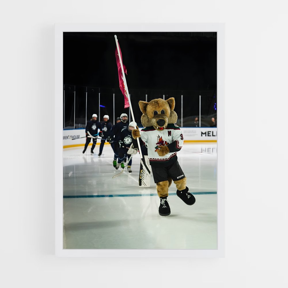 Poster Teddy Powerplay – affiche Hockey sur glace (vue 3)